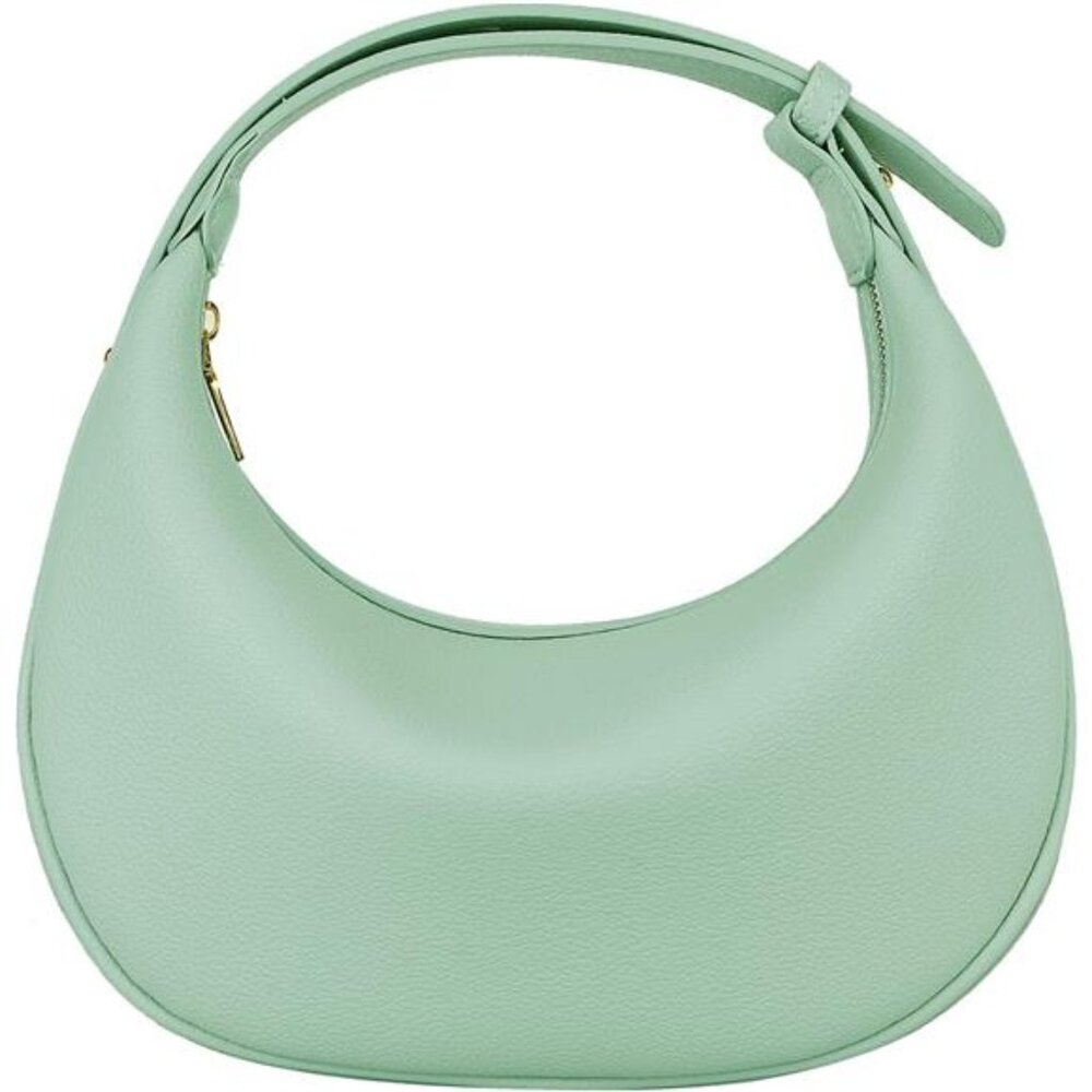 Trendy Crescent Shoulder Bag | Soft PU Leather Crossbody | Elegant